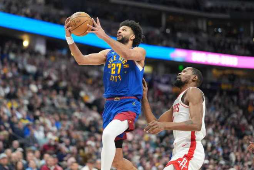 世界杯直播app-狂输36分!火箭惨遭掘金三杀,杜兰特哑火约基奇三双,穆雷轰30分